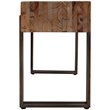 SEI Furniture Dunlin Rustic Industrial Wooden Bench in Natural Reclaimed