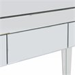 SEI Furniture Darien Glam Mirrored Writing Desk in Silver