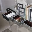 SEI Furniture Darien Glam Mirrored Writing Desk in Silver