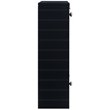 SEI Furniture Wooden Wall Mounted Laptop Desk in Black