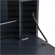 SEI Furniture Wooden Wall Mounted Laptop Desk in Black