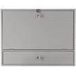 SEI Furniture Wooden Wall Mounted Laptop Desk in Gray