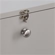 SEI Furniture Wooden Wall Mounted Laptop Desk in Gray