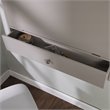 SEI Furniture Wooden Wall Mounted Laptop Desk in Gray