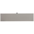 SEI Furniture Wooden Wall Mounted Laptop Desk in Gray