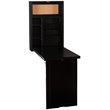 SEI Furniture Wooden Fold-Out Convertible Desk in Black