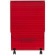 SEI Furniture Wooden Drop Leaf Mobile Sewing Craft Table in Farmhouse Red