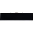 SEI Furniture Blynn Mid Century Wooden TV Stand in Black and Whiskey