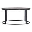 SEI Furniture Landsmill Reclaimed Wood Cocktail Table in Natural-Black