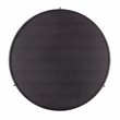 SEI Furniture Verlington Engineered Wood Round Cocktail Table in Black