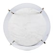 Southern Enterprises Avenida Round Tempered Glass-Top Cocktail Table in Gold