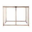 Southern Enterprises Nicholance Tempered Glass-Top Cocktail Table in Champagne