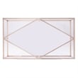 Southern Enterprises Nicholance Tempered Glass-Top Cocktail Table in Champagne