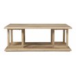 SEI Furniture Markworth Engineered Wood Geometric Cocktail Table Natural