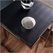 Holly & Martin Barcia Wood and Iron  Side Table in Black