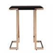 Holly & Martin Barcia Wood and Iron  Side Table in Black