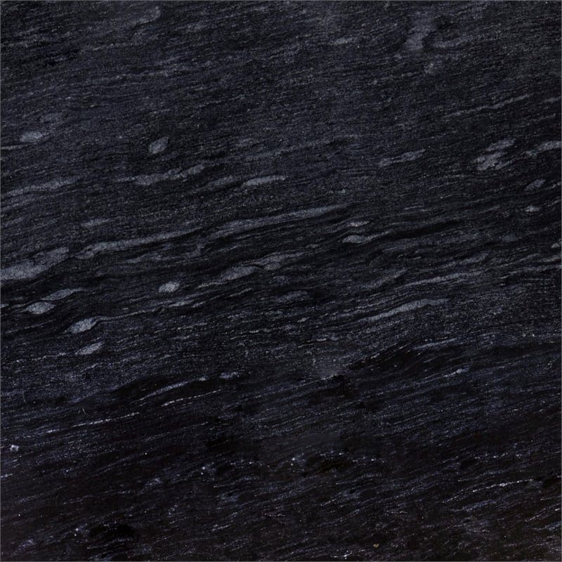 SEI Furniture Clarvin End Table with Wireless Charging Station Gold-Black