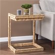 SEI Furniture Ismaya Water Hyacinth C-End Table in Natural (Set fo 2)