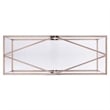 Southern Enterprises Nicholance Tempered Glass-Top Console Table in Champagne