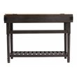 SEI Furniture Waysmere Engineered Wood Kitchen Island in Smoked Ash/Natural