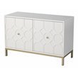 SEI Furniture Gramdlynn Engineered Wood 2-Door Accent Cabinet in White