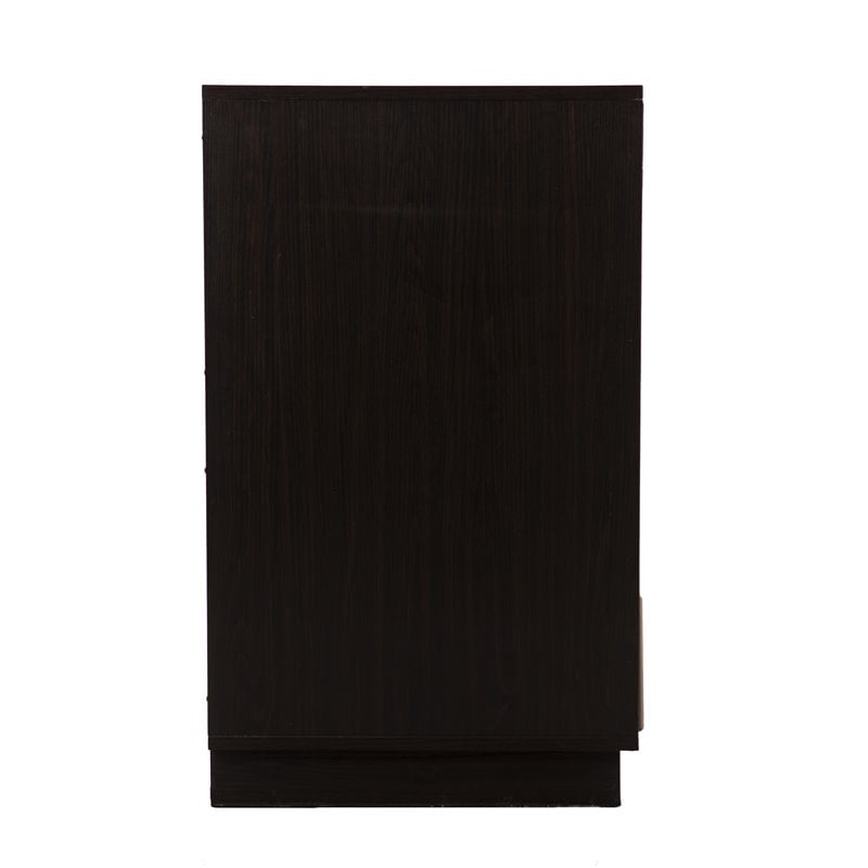 SEI Furniture Edgevale Anywhere Engineered Wood Accent Cabinet in Brown/Cream