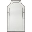SEI Furniture Leaston Decorative Wall Mirror with Silver Frame