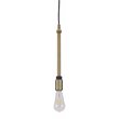 SEI Furniture Debora Slim Metal Pendant Lamp in Antique Bronze