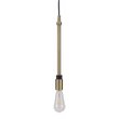 SEI Furniture Debora Slim Metal Pendant Lamp in Antique Bronze