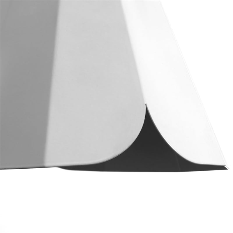 SEI Furniture Millie Transitional Iron Metal Pendant Lamp in Matte White