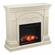 SEI Furniture Sicilian Touch Screen Electric Fireplace in Ivory