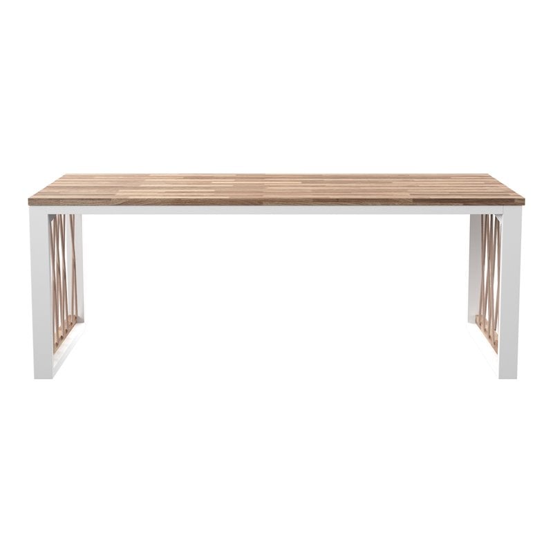 SEI Furniture Wallmond Outdoor Cocktail Table in Natural/White