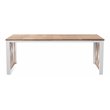 SEI Furniture Wallmond Outdoor Cocktail Table in Natural/White