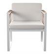 SEI Furniture Wallmond 2-PC Cushioned Outdoor Chair Set in Natural/White