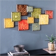 SEI Furniture Brussel Hand Painted and Glazed Wall Sculpture