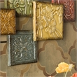SEI Furniture Brussel Hand Painted and Glazed Wall Sculpture