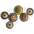 SEI Furniture Zamora Hand Painted and Glazed Wall Art-Scattered