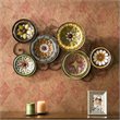 SEI Furniture Zamora Hand Painted and Glazed Wall Art-Scattered