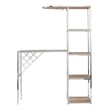 Southern Enterprises Northdon Wood and Iron Serving Table in Natural