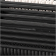 SEI Furniture Watkindale Stainless Steel Woven Outdoor Chairs in Black