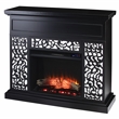 SEI Furniture SEI Furniture Engineered Wood Electric Fireplace in Black