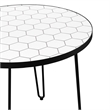 SEI Furniture Watkindale Stainless Steel Outdoor Dining Set 5 Piece in White