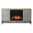 SEI Furniture Hollesborne Touch Screen Electric Fireplace with  Media Storage