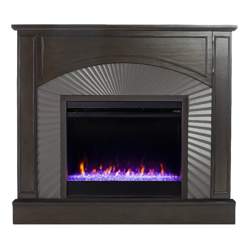 SEI Furniture Billingsdon Freestanding Color Changing Fireplace
