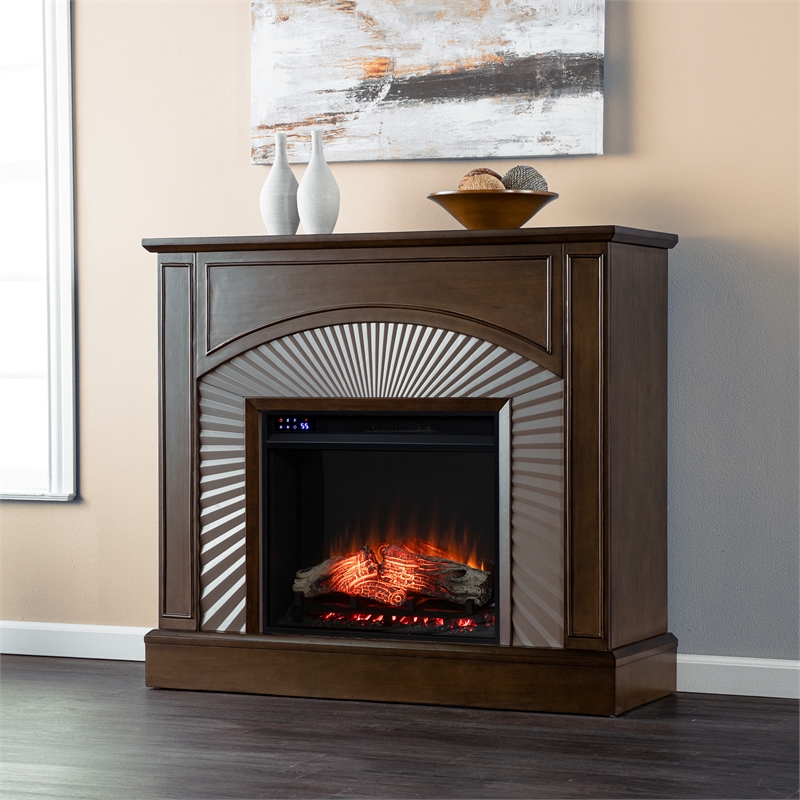 SEI Furniture Billingsdon Freestanding Touch Screen Electric Fireplace
