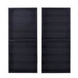SEI Furniture Arvistra 2-Piece Wood Decorative Wall Panel Set in Gray
