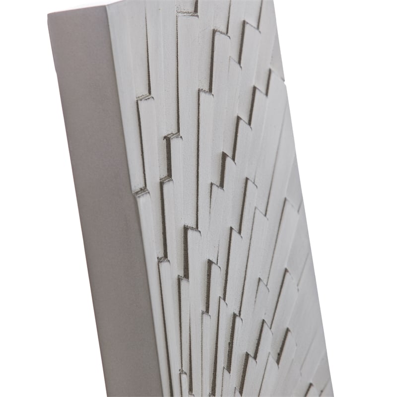 SEI Furniture Arvistra 2-Piece Wood Decorative Wall Panel Set in Gray