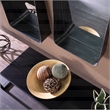 Southern Enterprises Amboros 2-Piece Iron Decorative Mirror/Shelf Set in Black