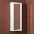 Southern Enterprises Rowden Mirror Wood Wall-Mount Ironing Center in Off White