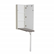 Southern Enterprises Rowden Mirror Wood Wall-Mount Ironing Center in Off White